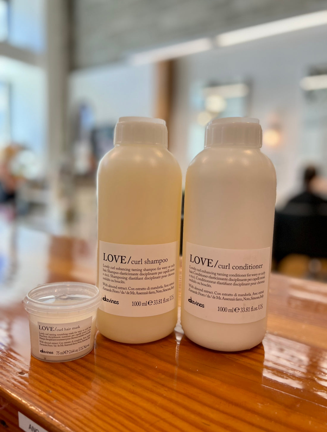 Love Curl Shampoo &amp; Conditioner Litre and Love curl mask mini promo