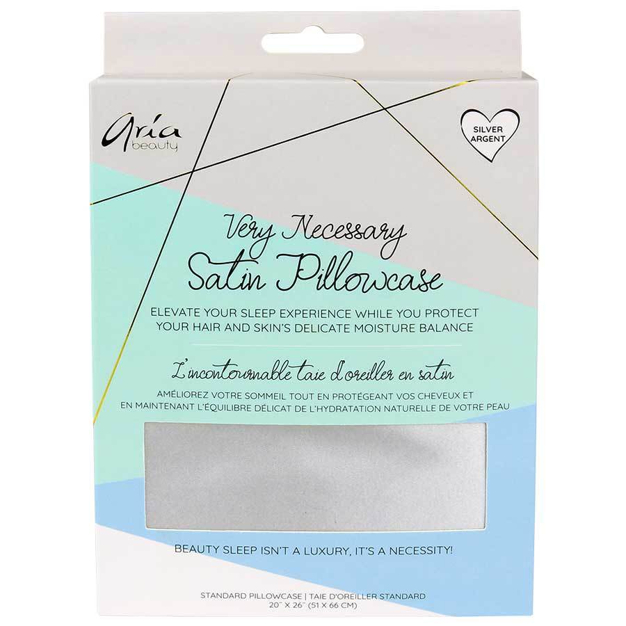 Satin Pillow Case - Silver